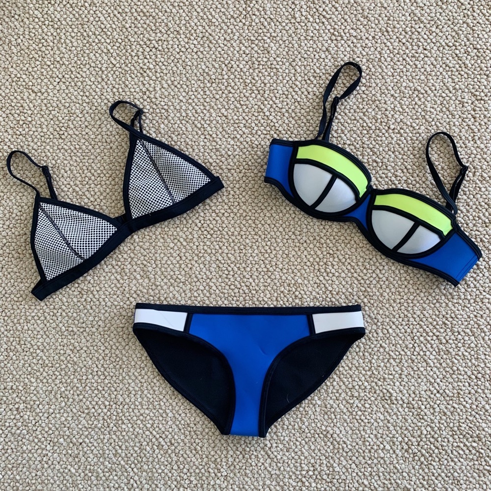 Triangl Neoprene Bikini Set, Size Small